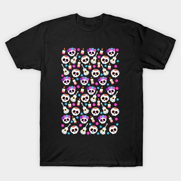 Dia de Muertos, Day of the Dead T-Shirt by Just a Cute World